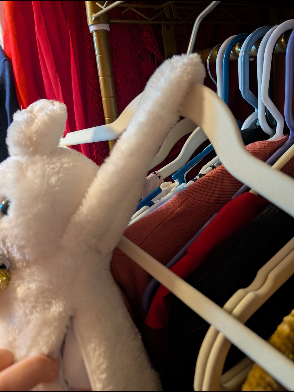 White Rabbit Plush Purse Alice In Wonderland Costume - Picture 4 of 5